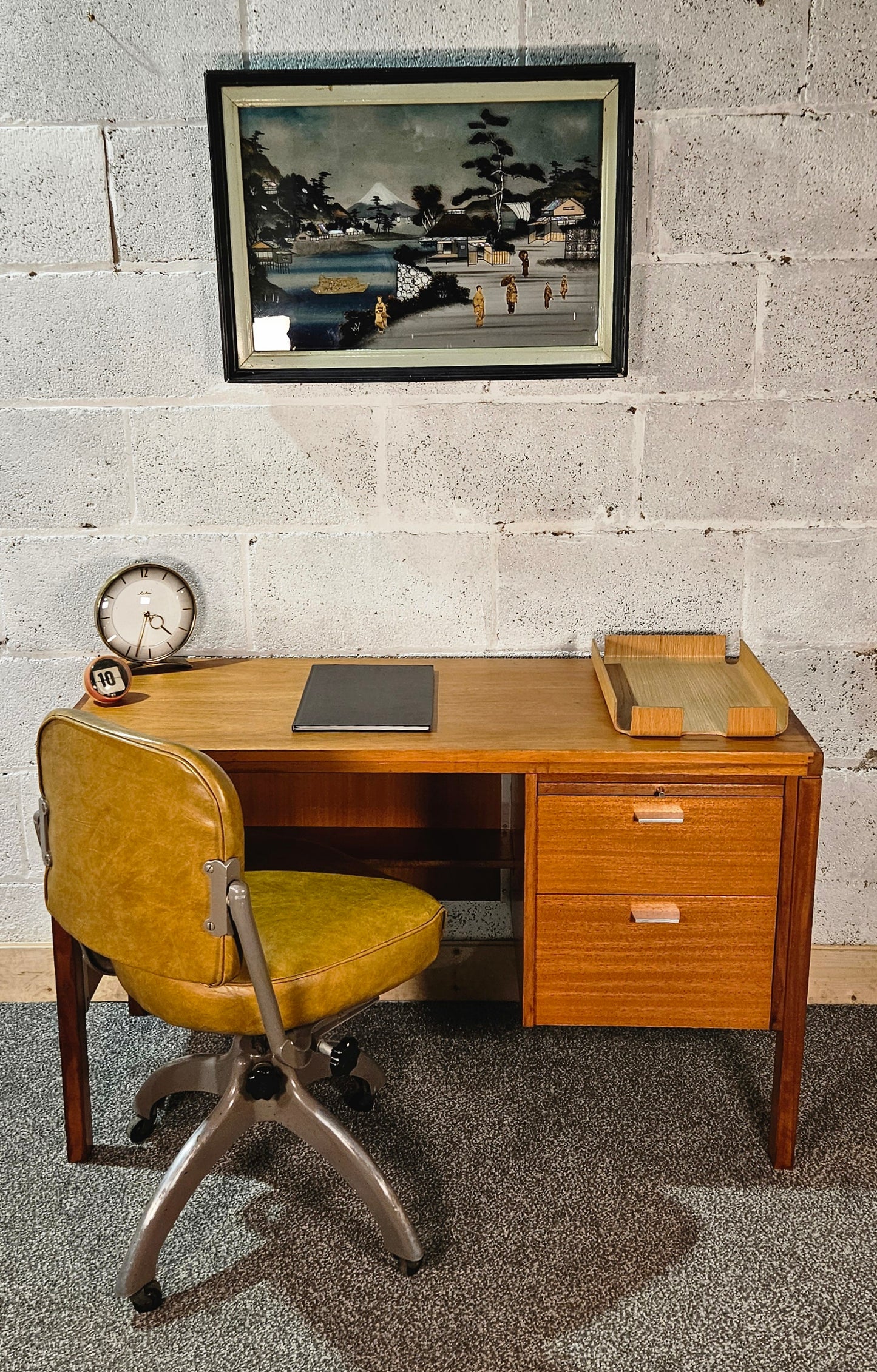 Lucas furniture desk designed by Herbert Berry.