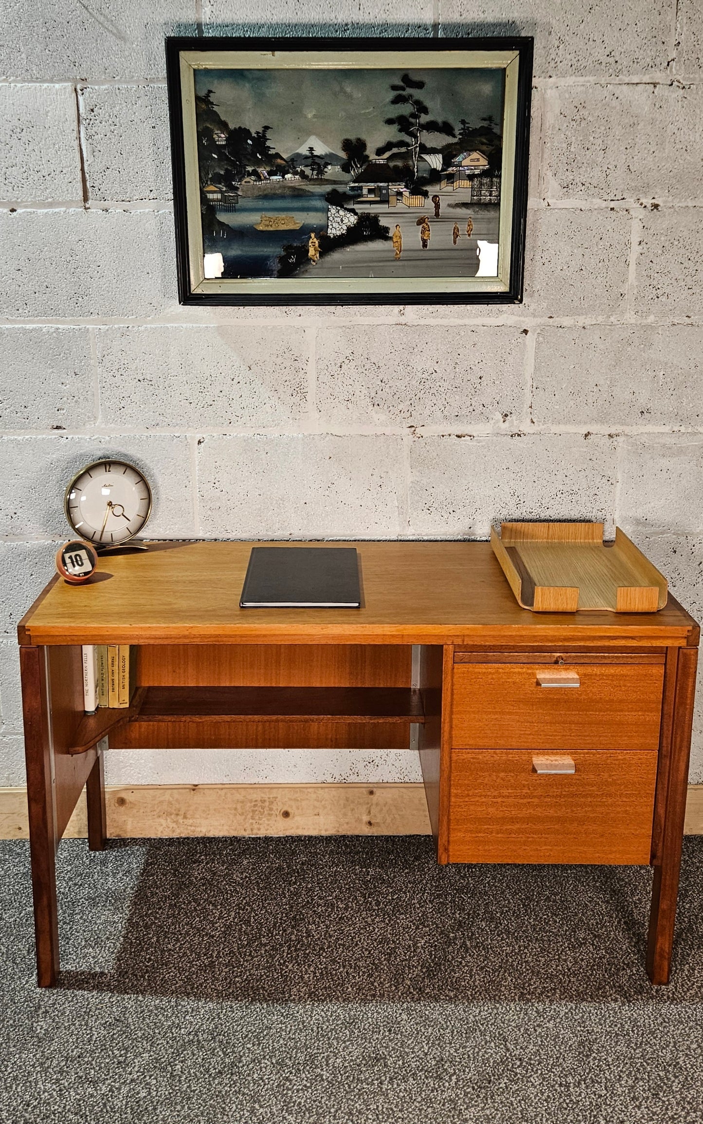 Lucas furniture desk designed by Herbert Berry.