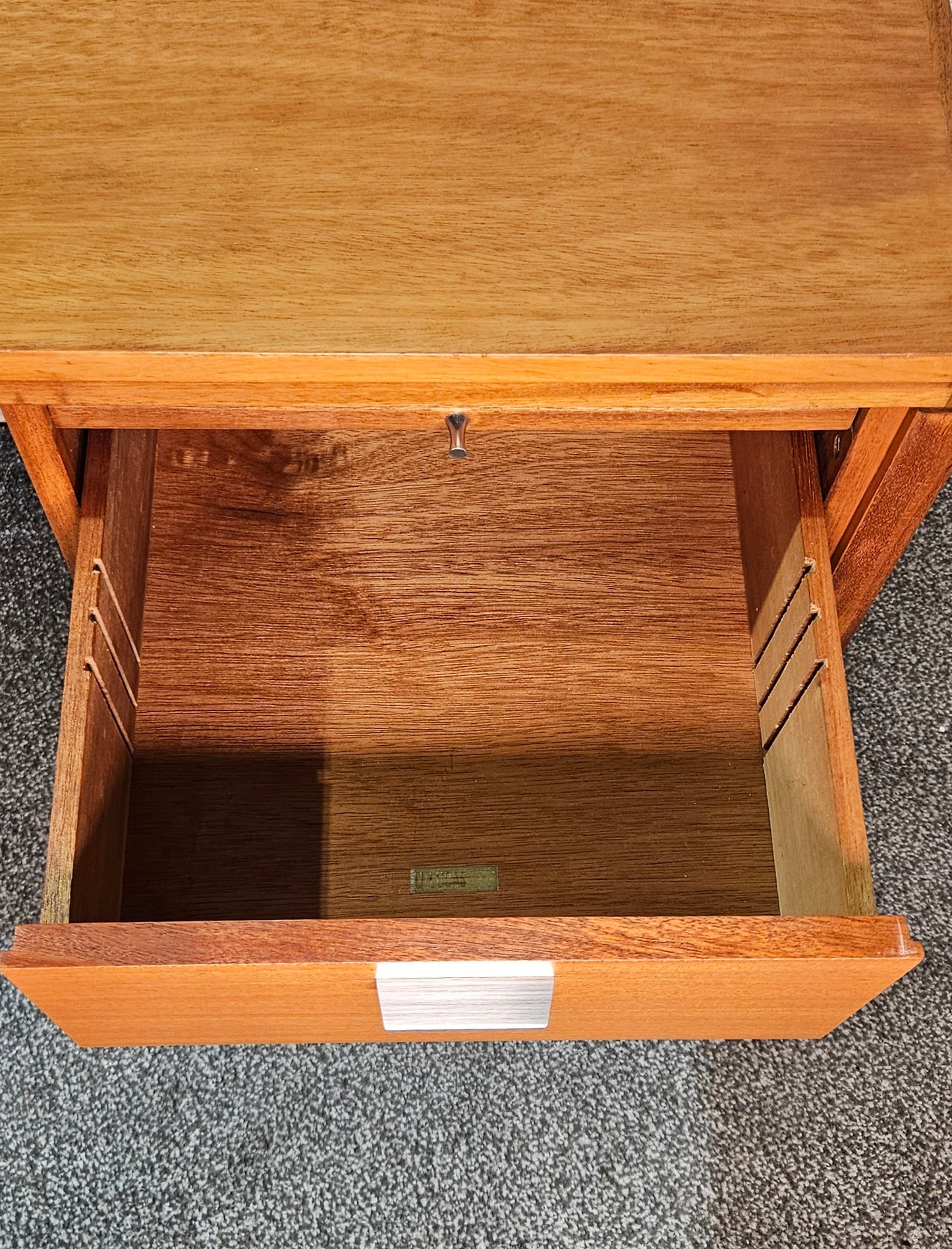 Lucas furniture desk designed by Herbert Berry.