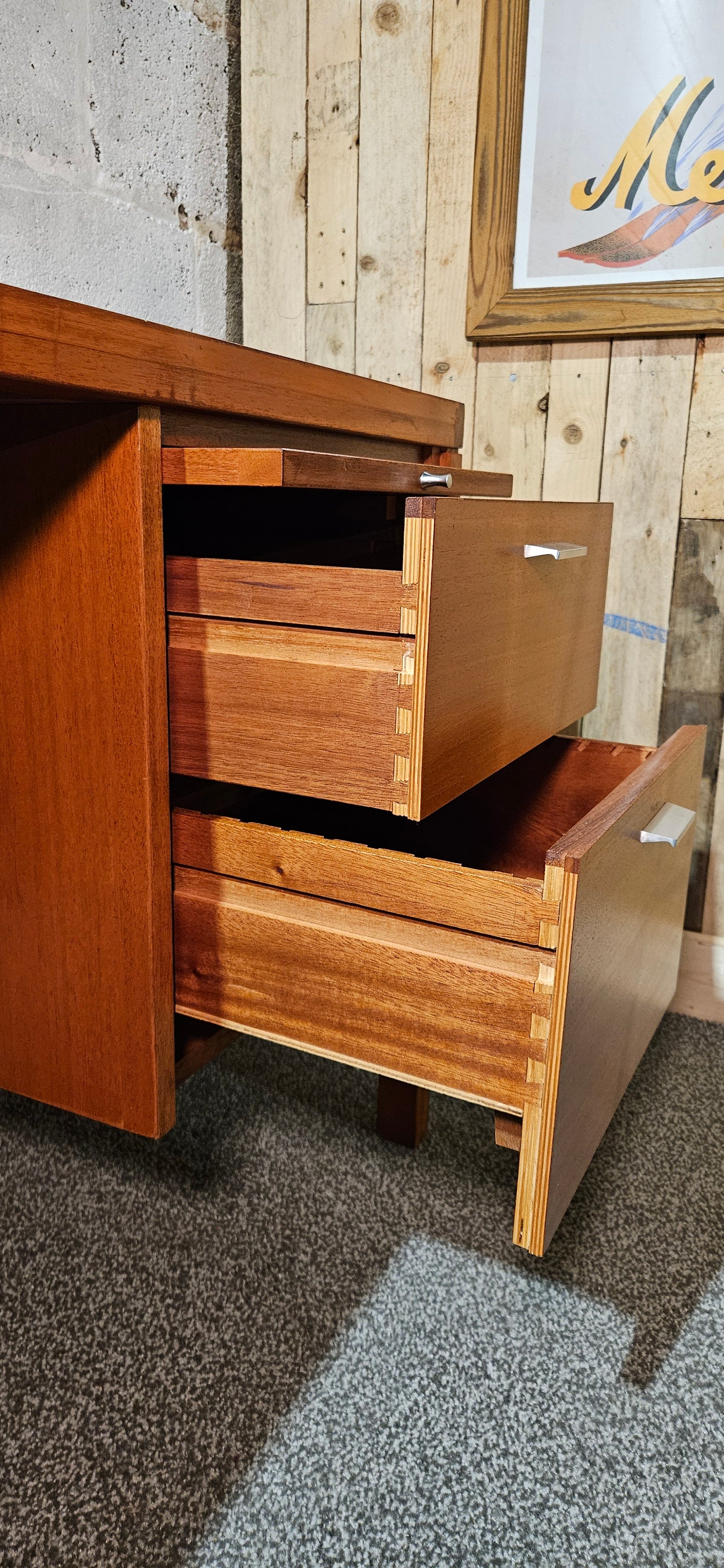 Lucas furniture desk designed by Herbert Berry.
