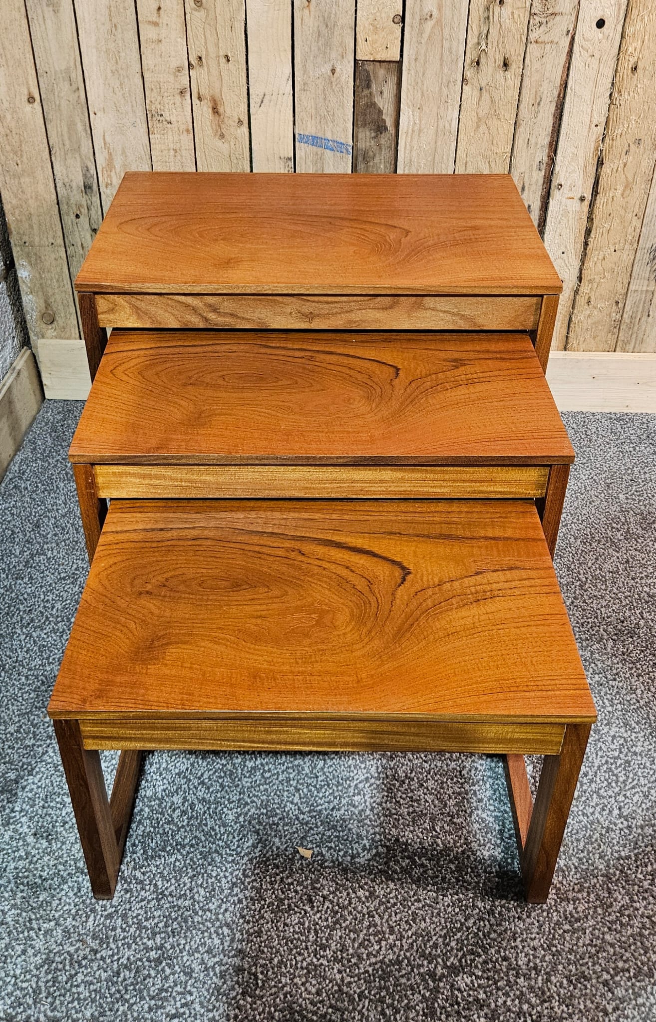 Mid Century Teak Nest of tables