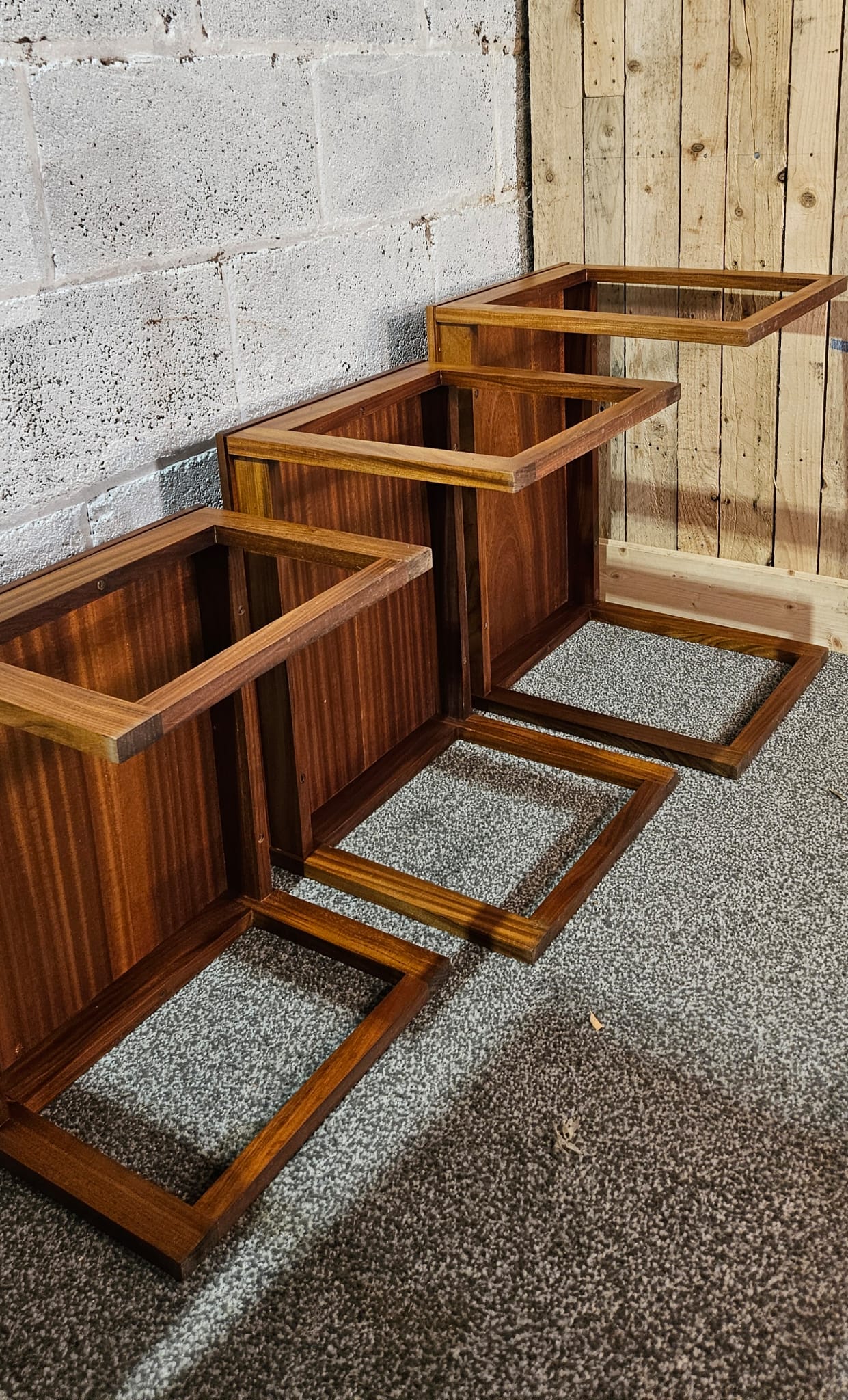 Mid Century Teak Nest of tables