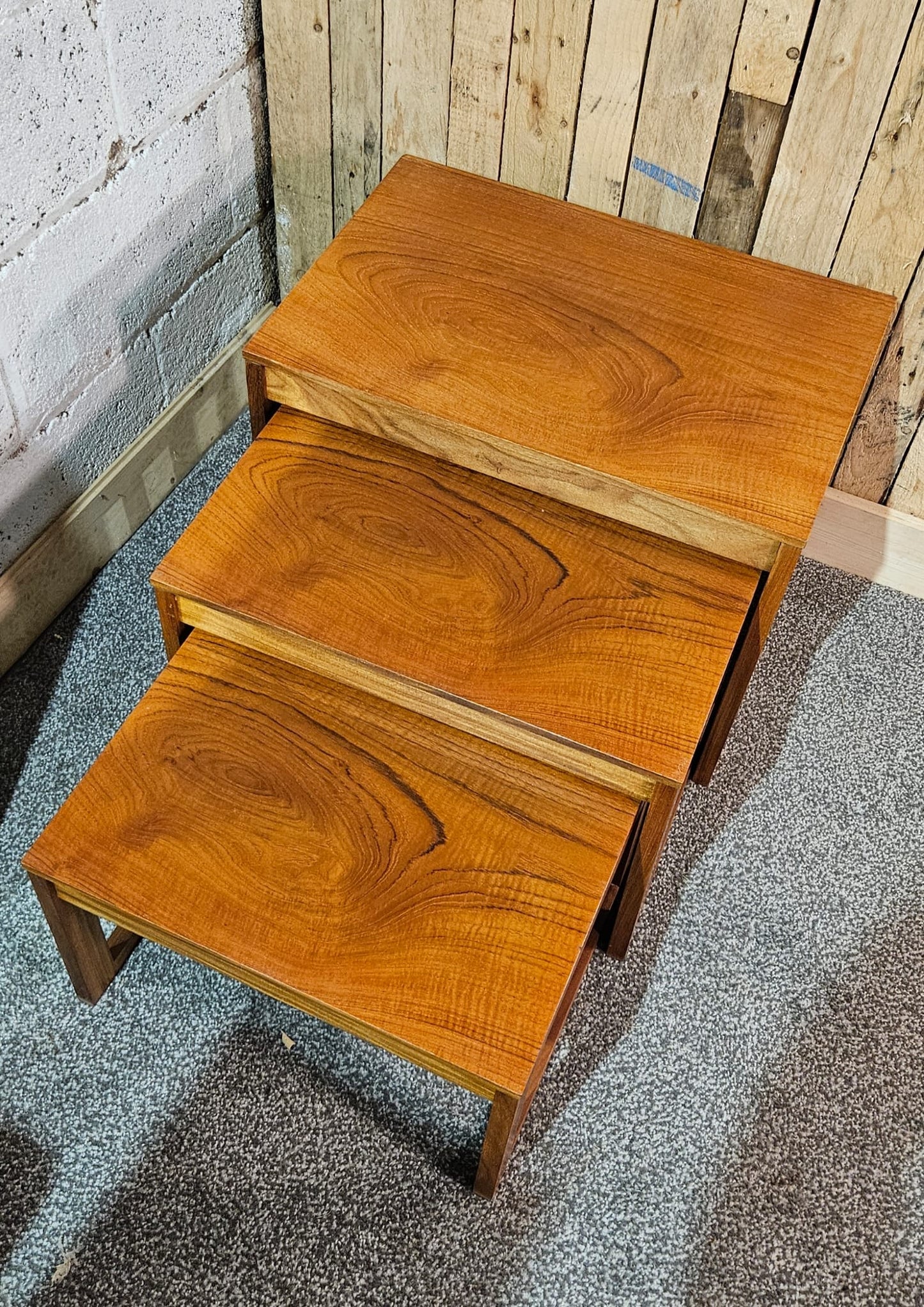 Mid Century Teak Nest of tables