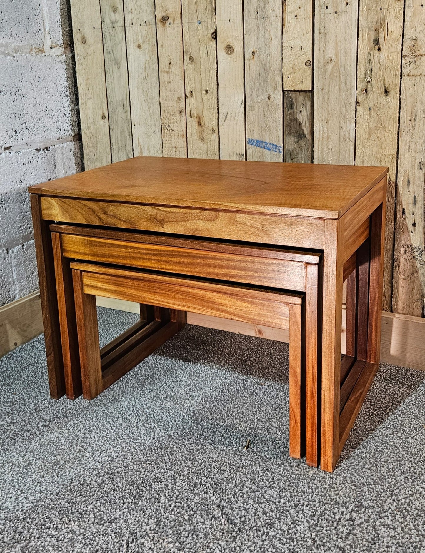 Mid Century Teak Nest of tables