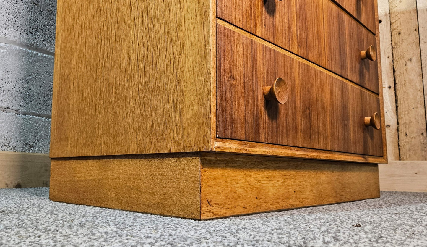 Five Drawer Mid- Century unit