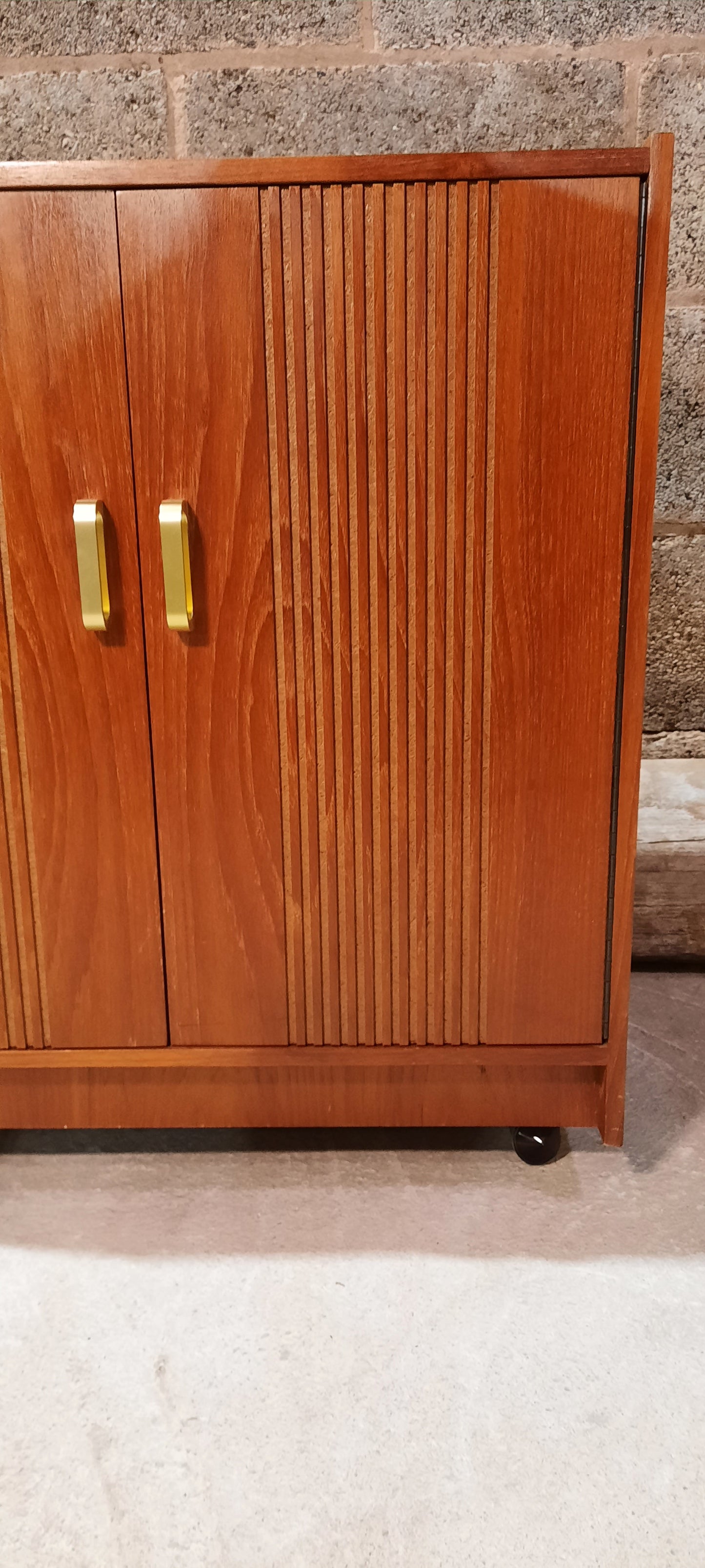 Mid Century, Teak Vinyl Storage Unit