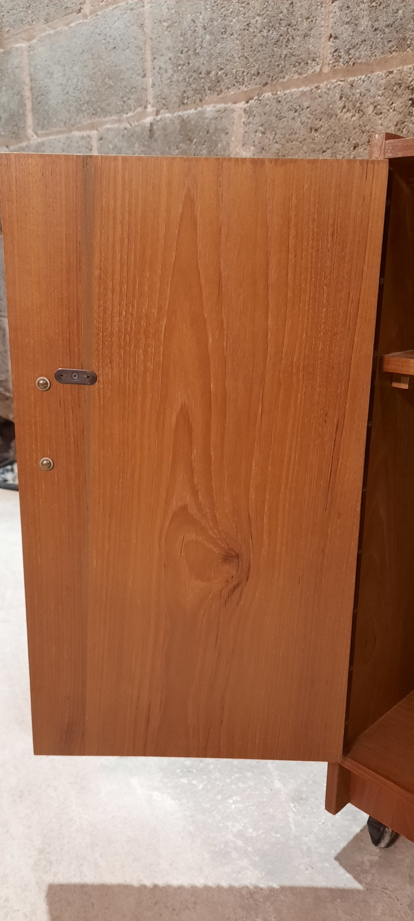 Mid Century, Teak Vinyl Storage Unit