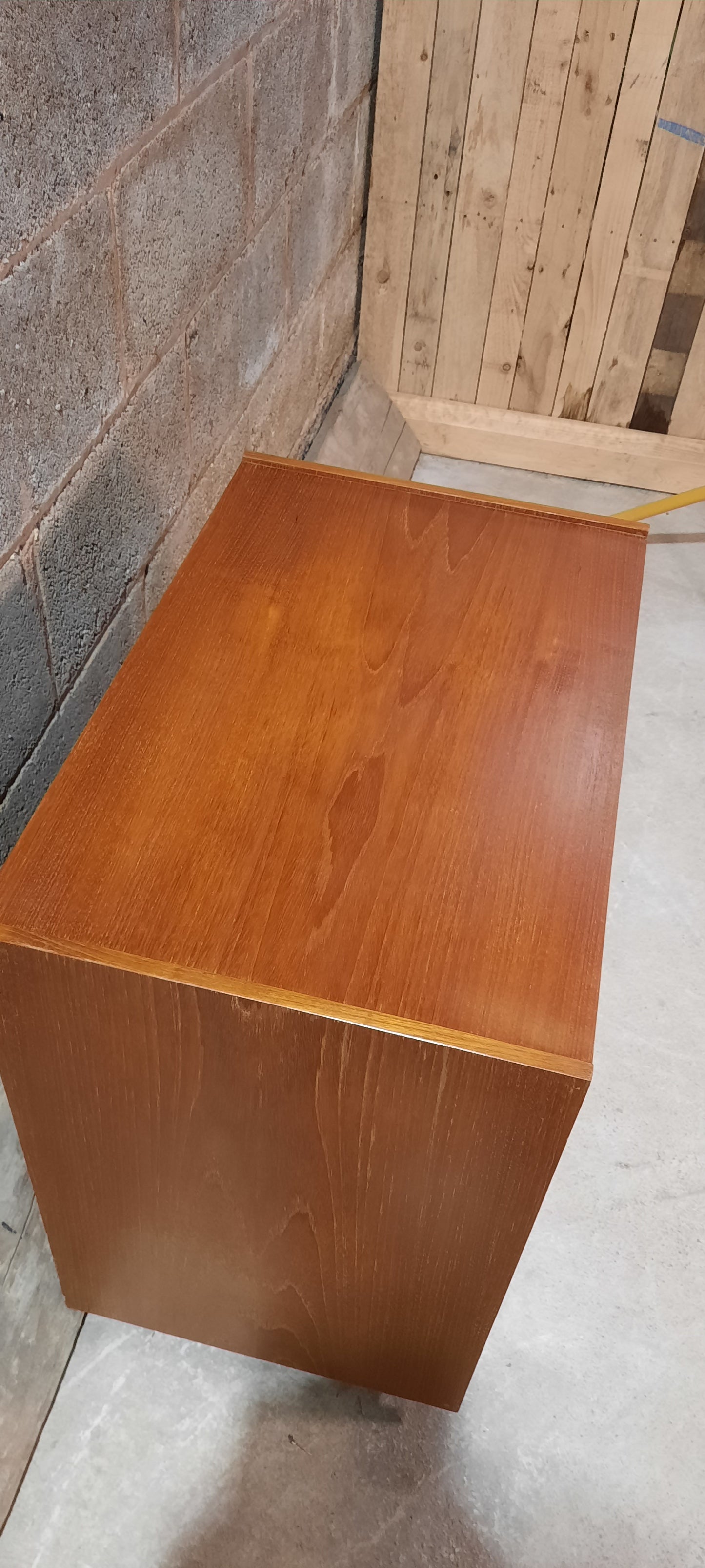 Mid Century, Teak Vinyl Storage Unit