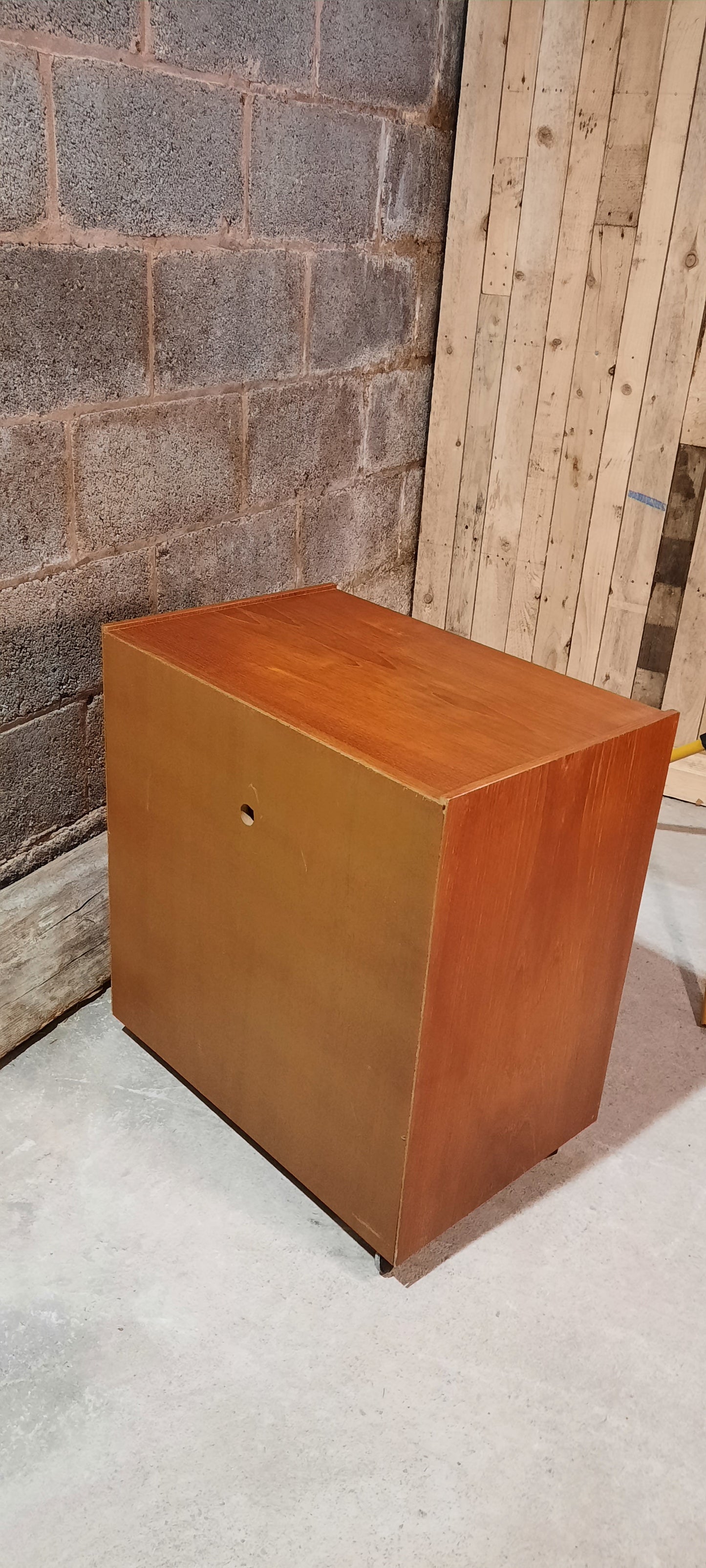 Mid Century, Teak Vinyl Storage Unit