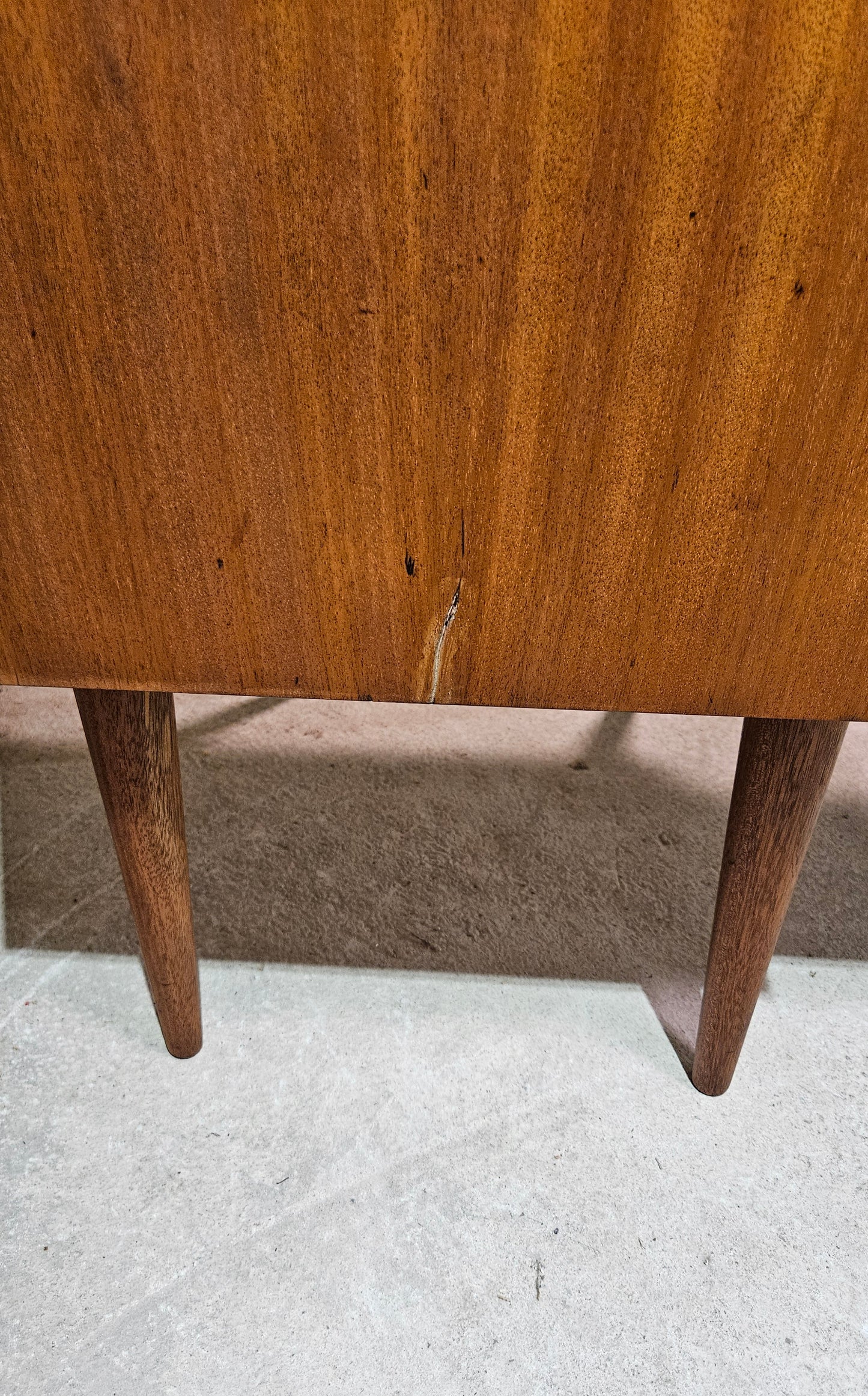 Mid Century Uniflex Dark Teak 6 drawer unit.