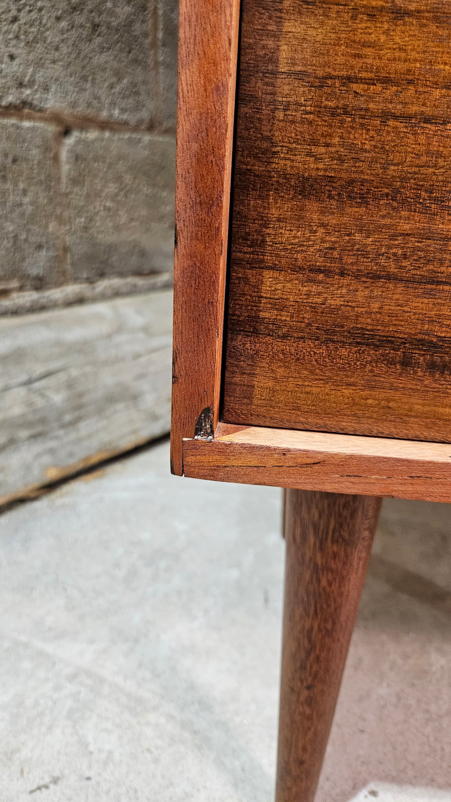 Mid Century Uniflex Dark Teak 6 drawer unit.