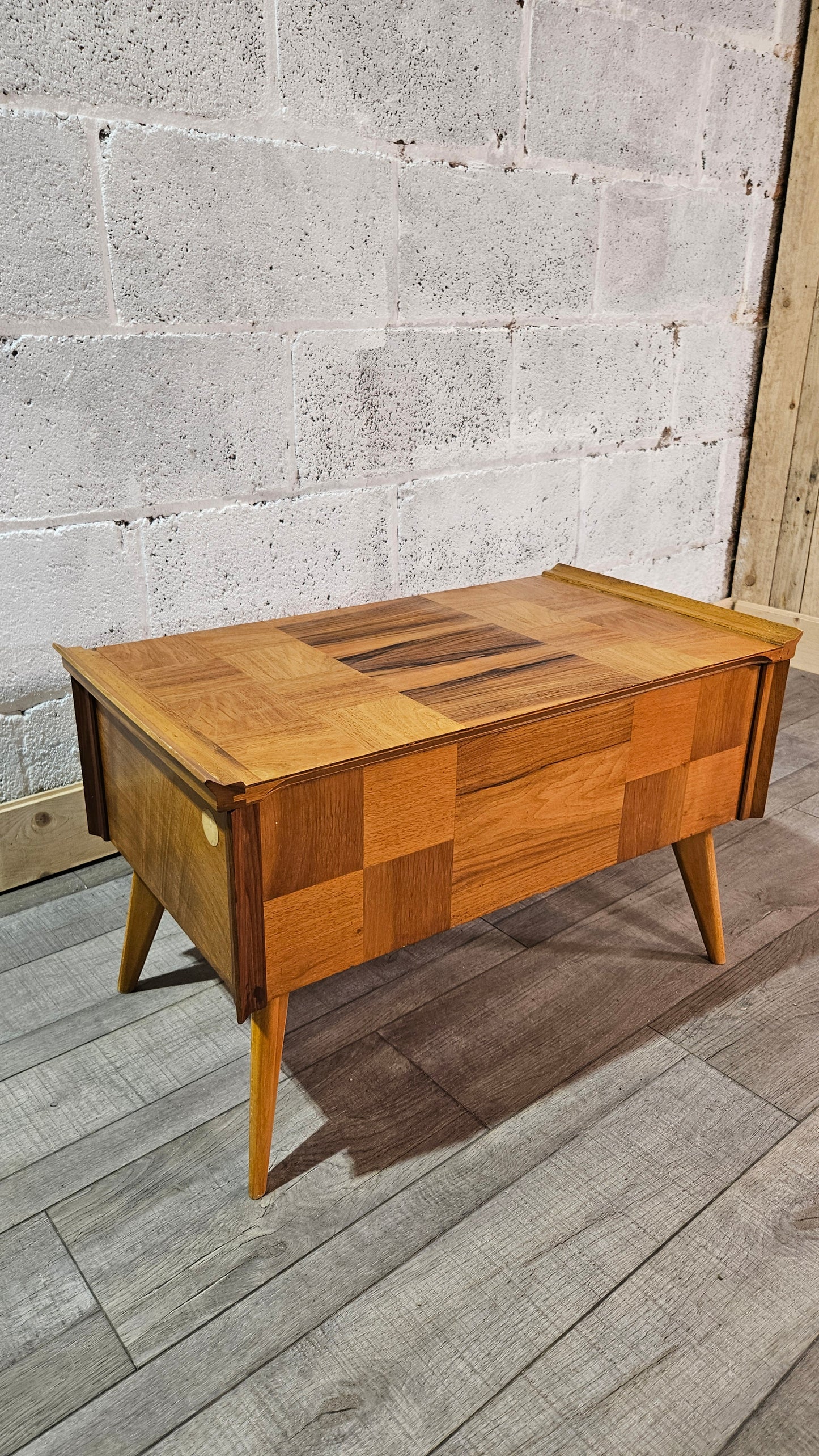 Mid Century Sewing Box/Coffee table