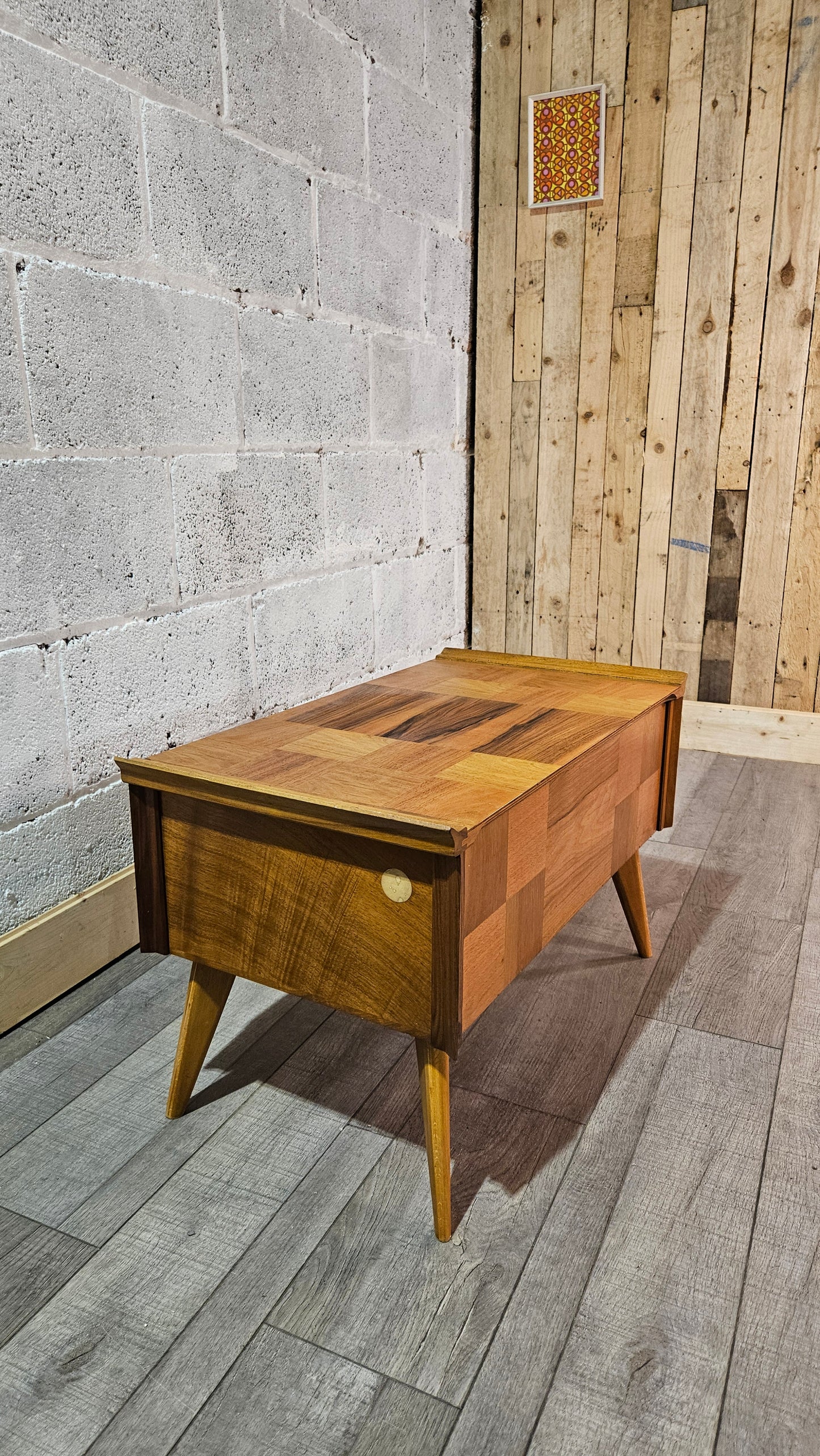 Mid Century Sewing Box/Coffee table