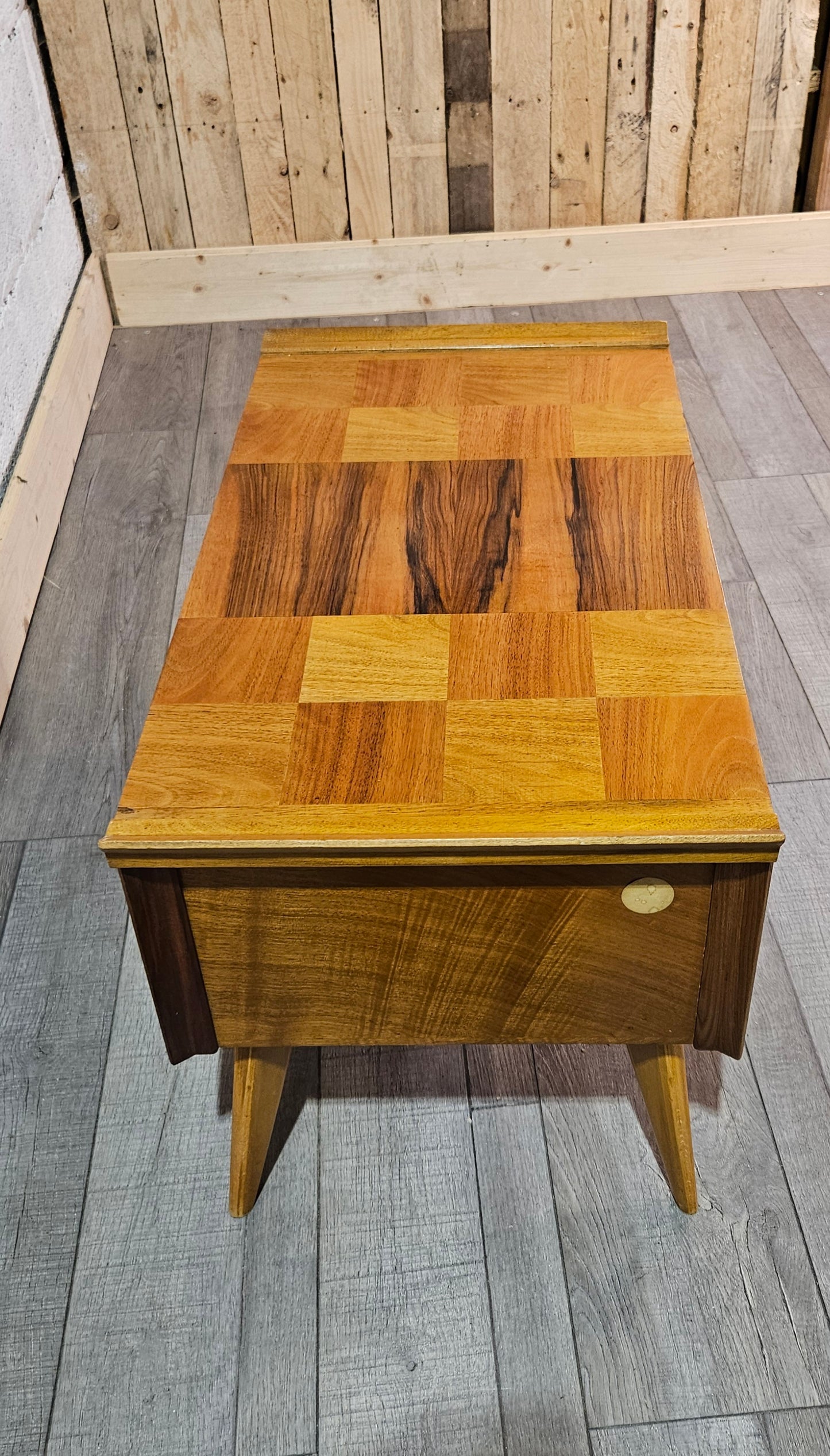 Mid Century Sewing Box/Coffee table