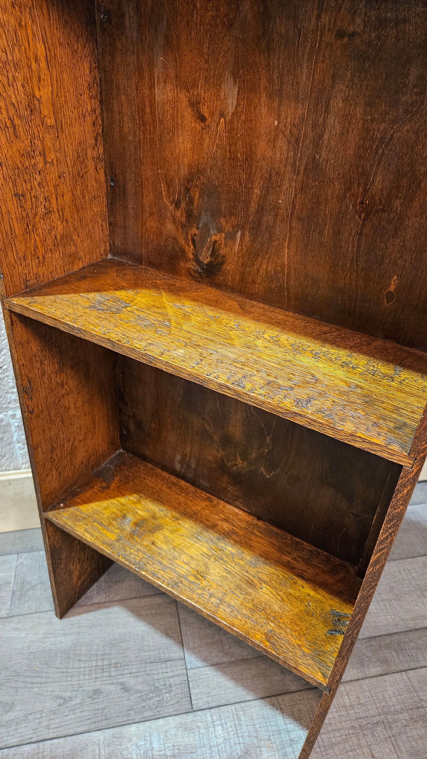 Two Small Oak 1920s Bookcases