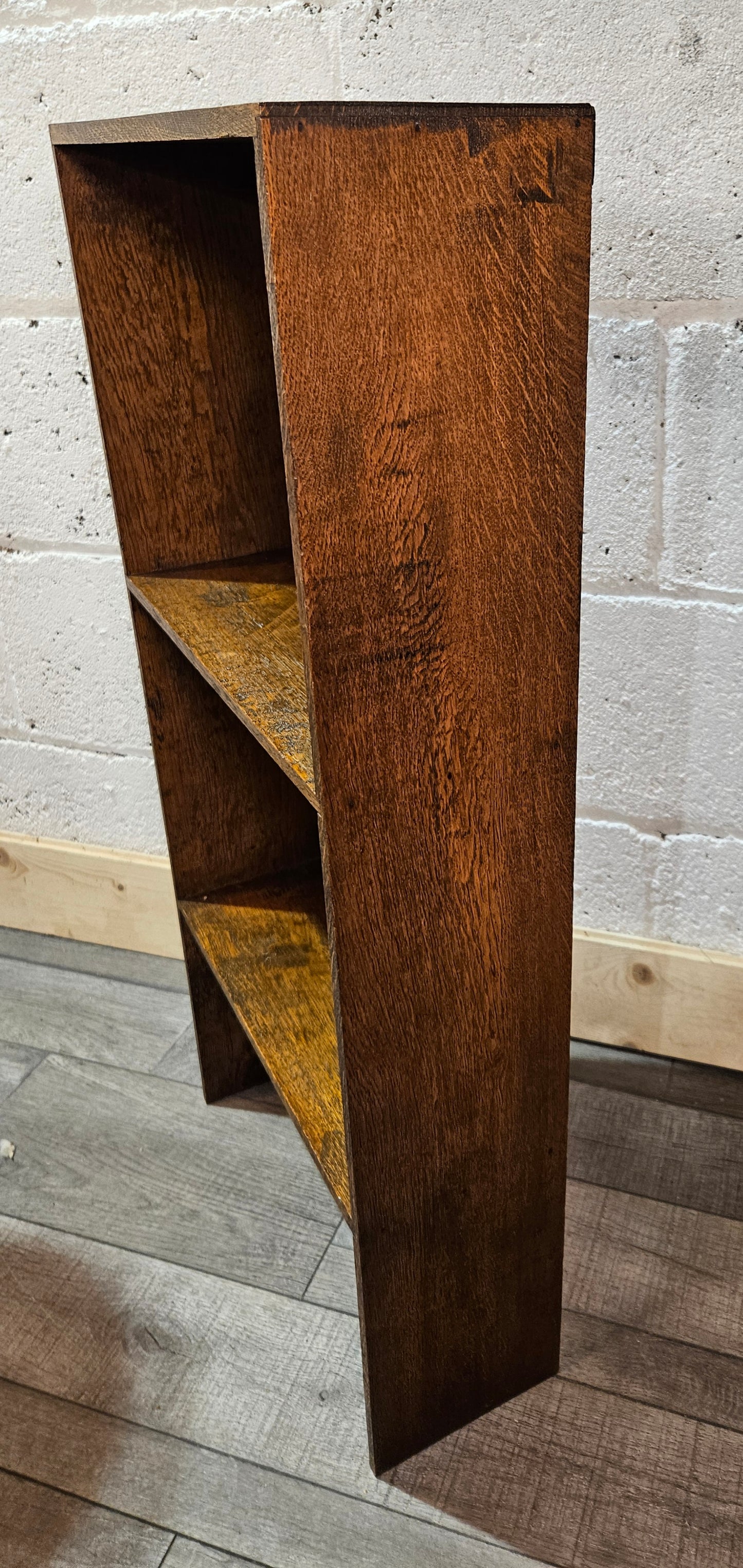 Two Small Oak 1920s Bookcases