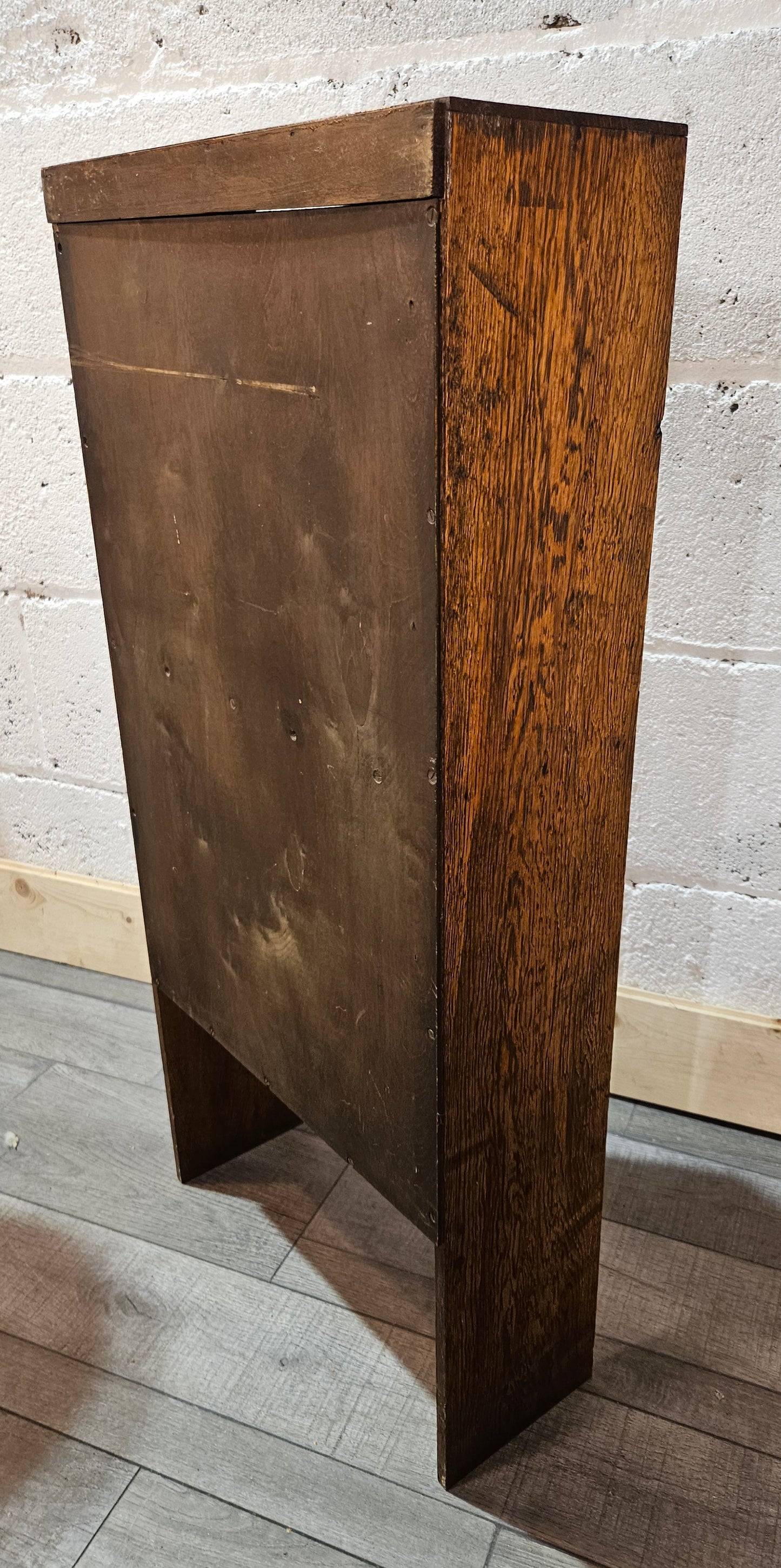 Two Small Oak 1920s Bookcases