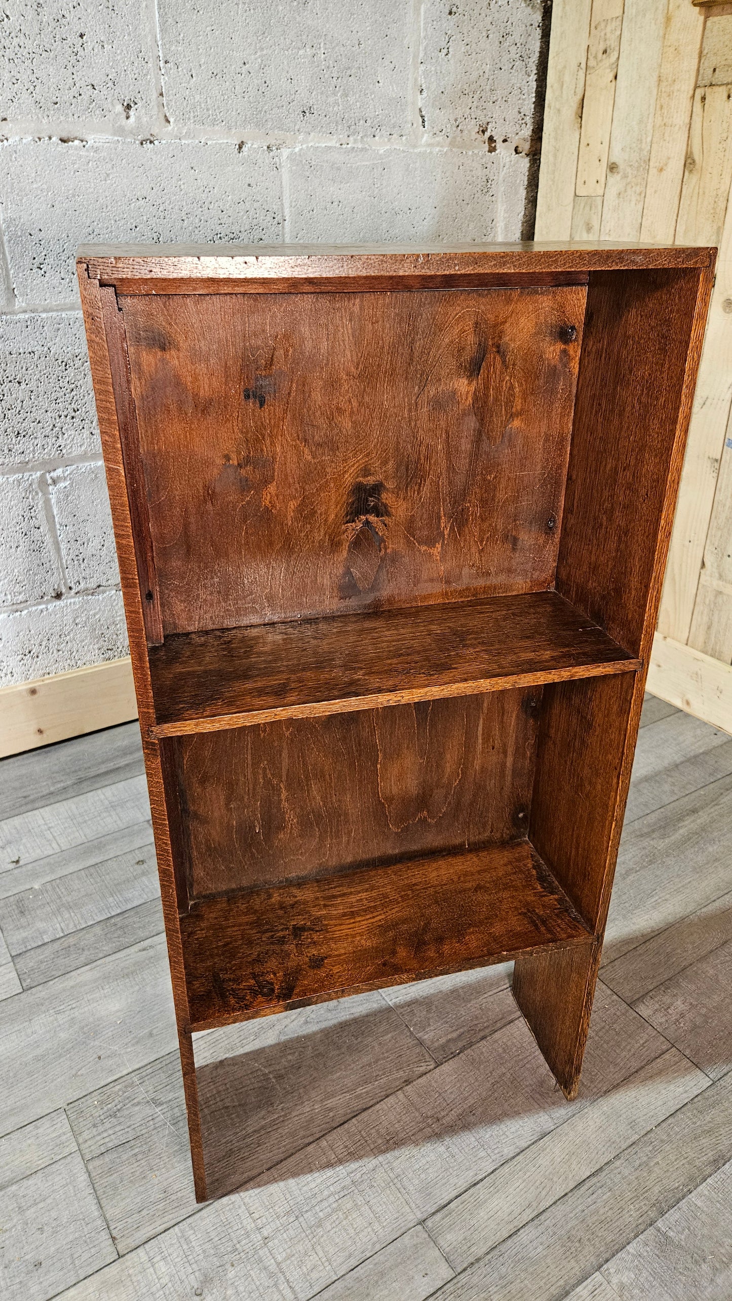 Two Small Oak 1920s Bookcases