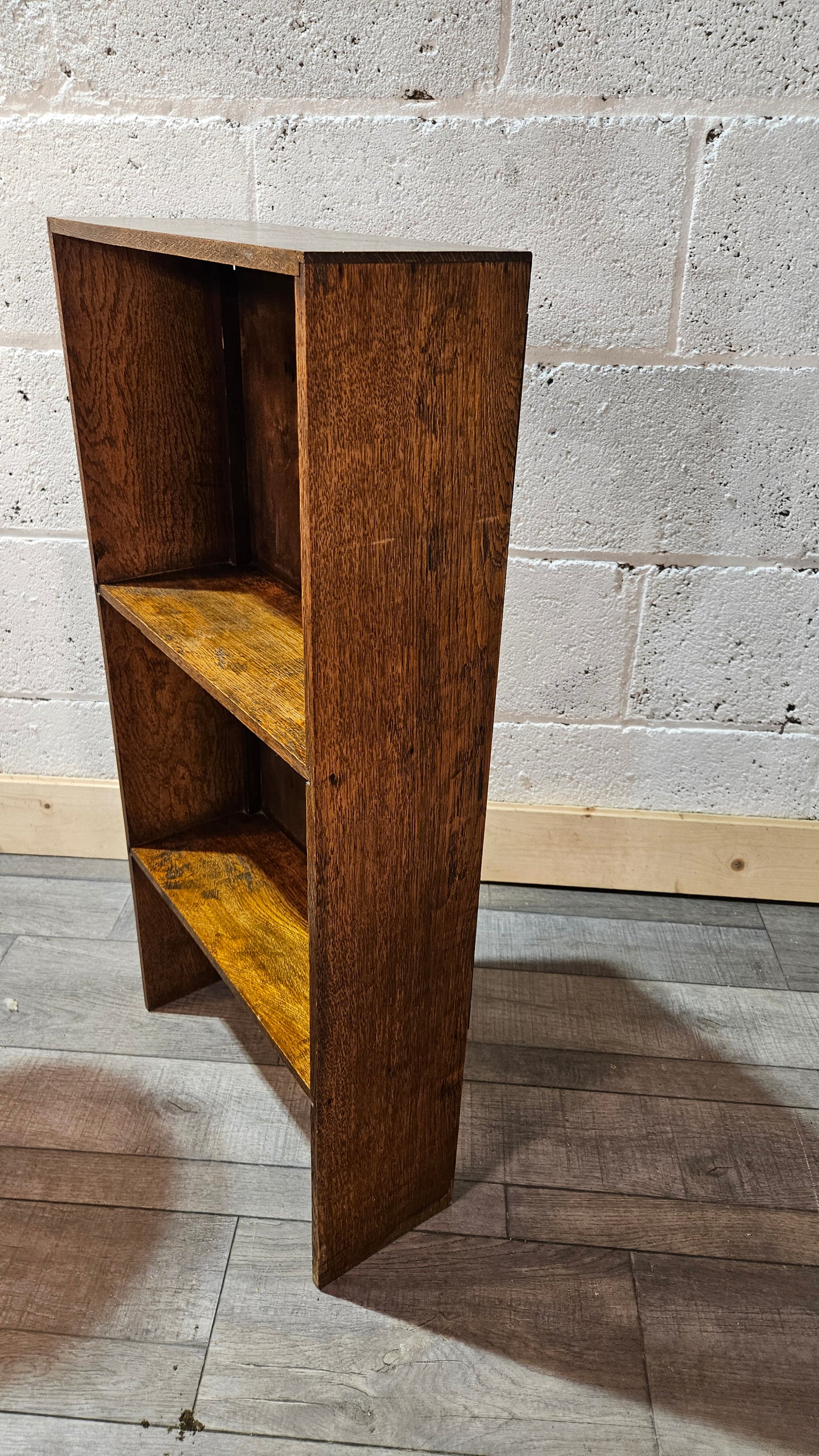 Two Small Oak 1920s Bookcases