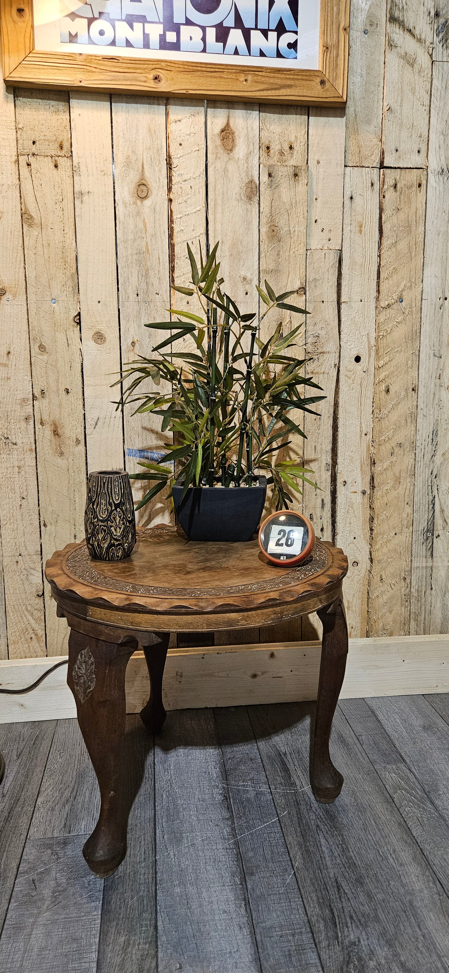 Pie Crust Edged Side Table