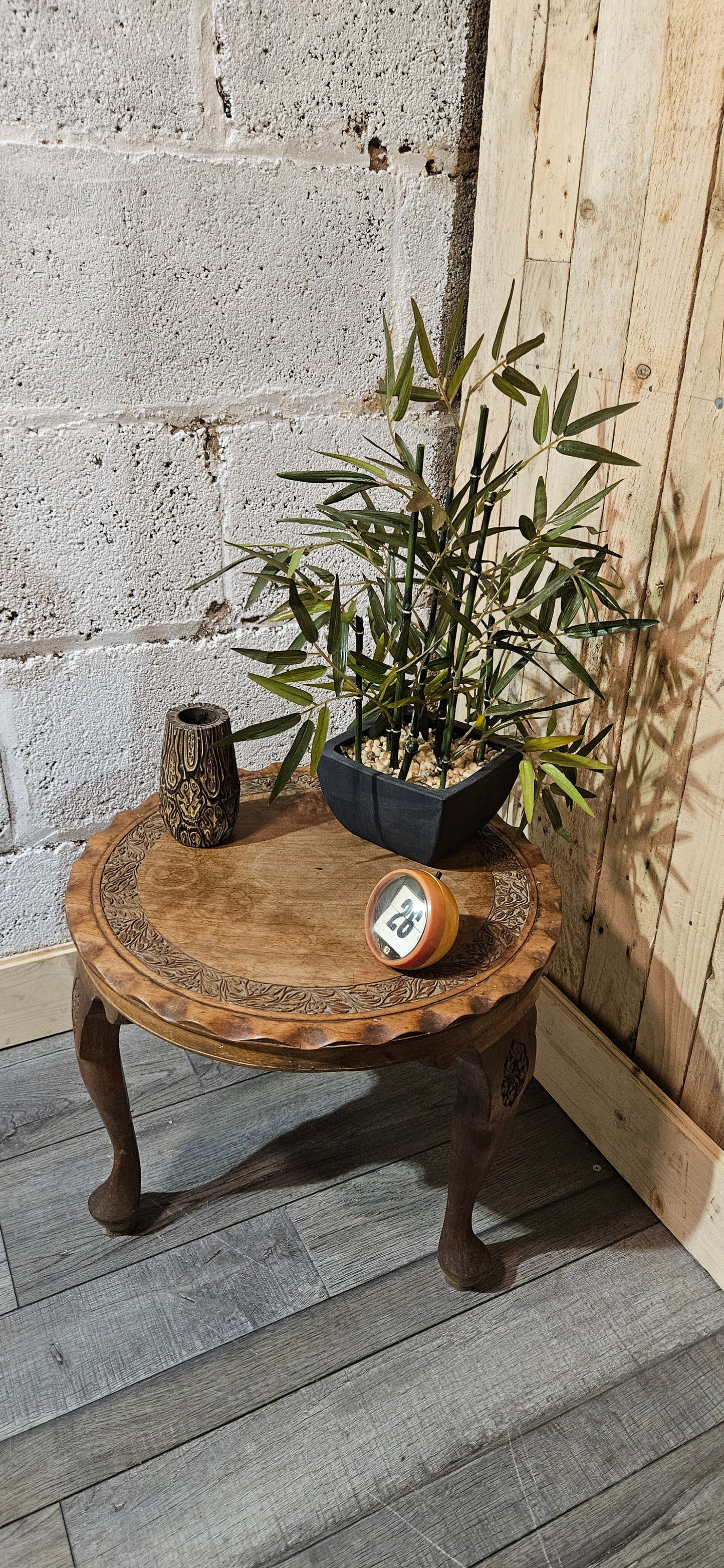 Pie Crust Edged Side Table