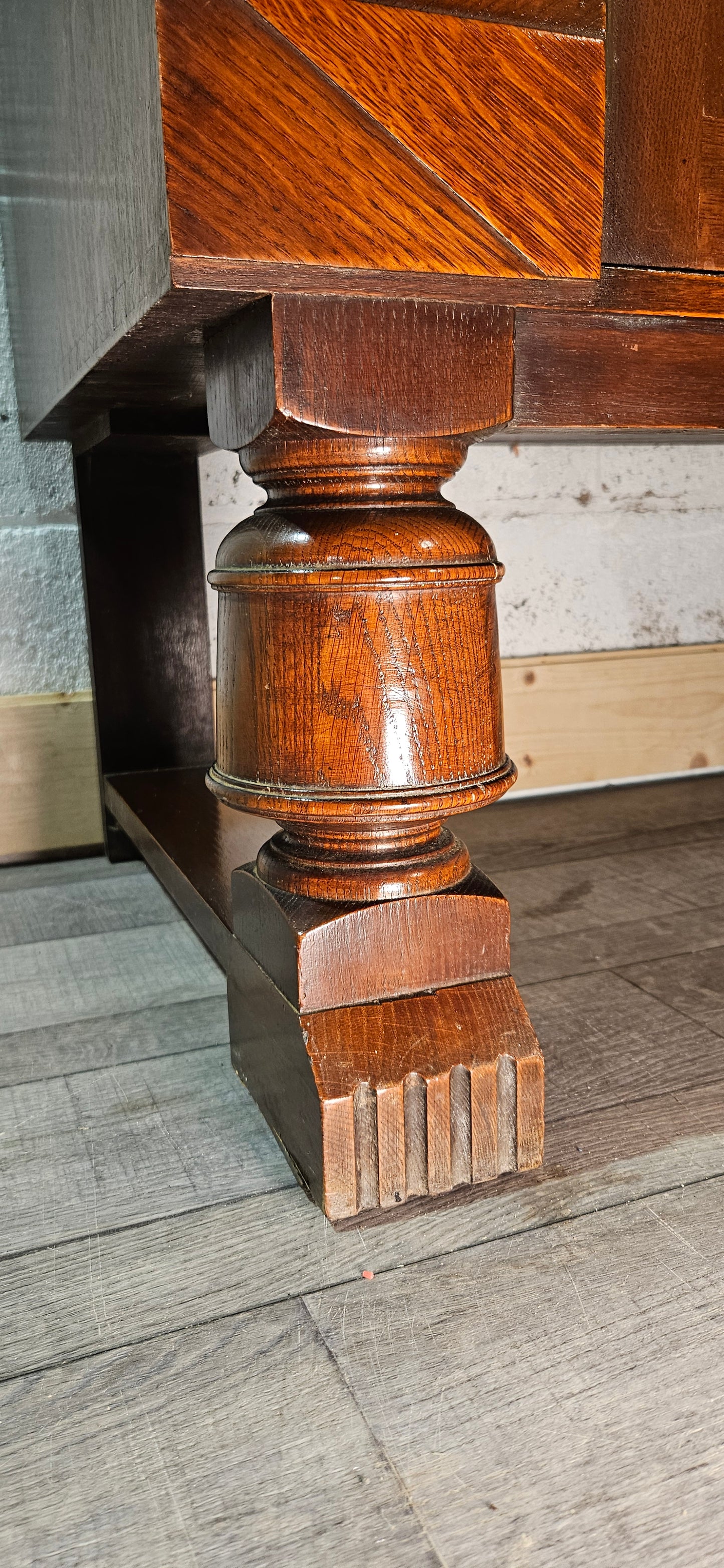 Oak Art Deco Sideboard by Venesta.