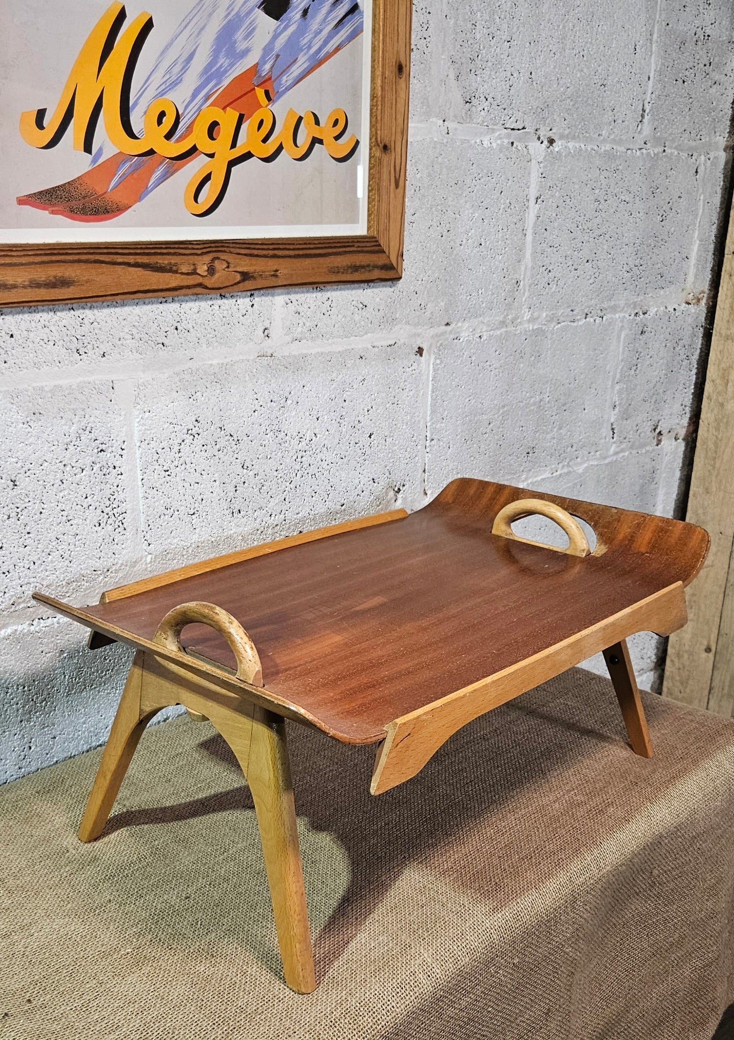 The Centurion folding teak breakfast tray.