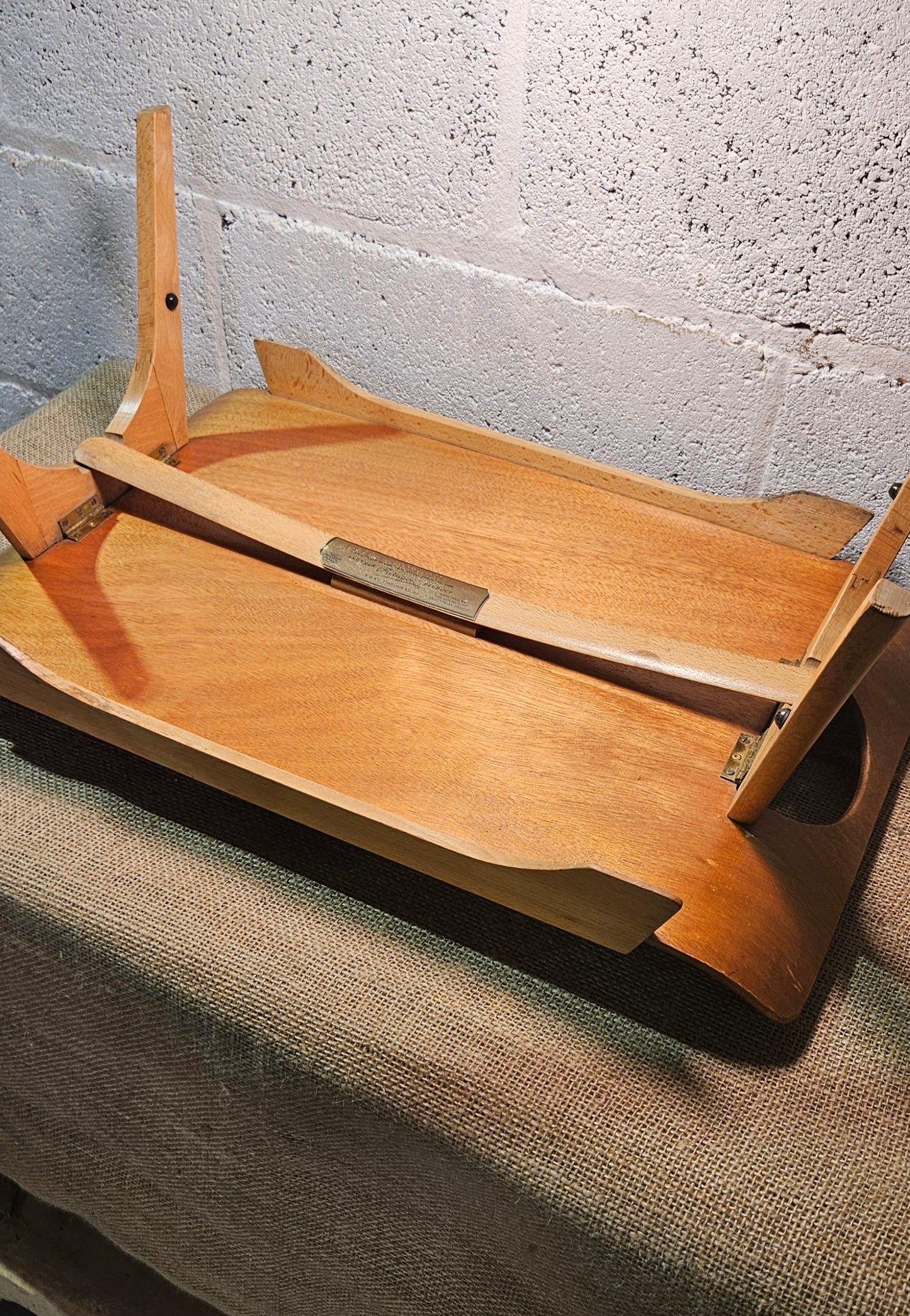 The Centurion folding teak breakfast tray.