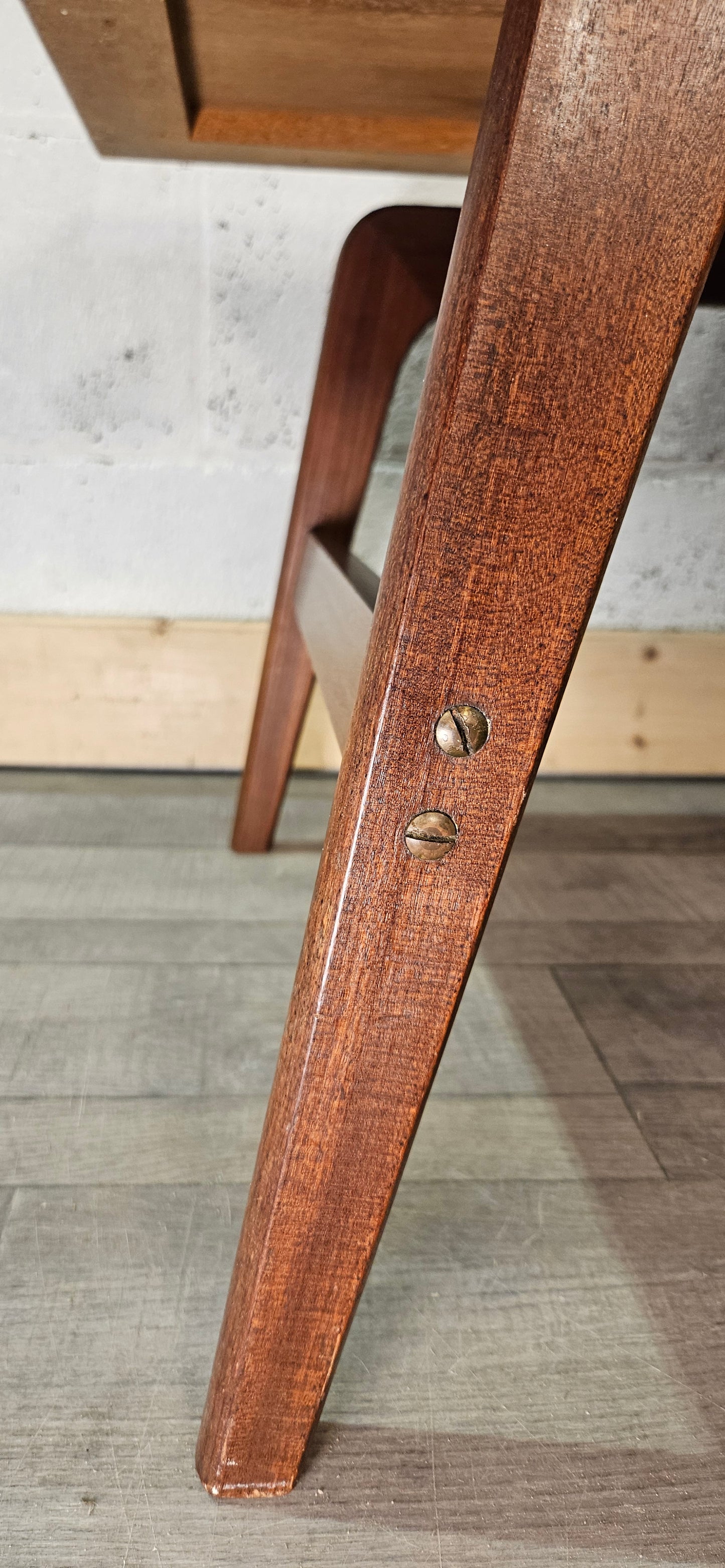 Large Danish teak floating coffee table.