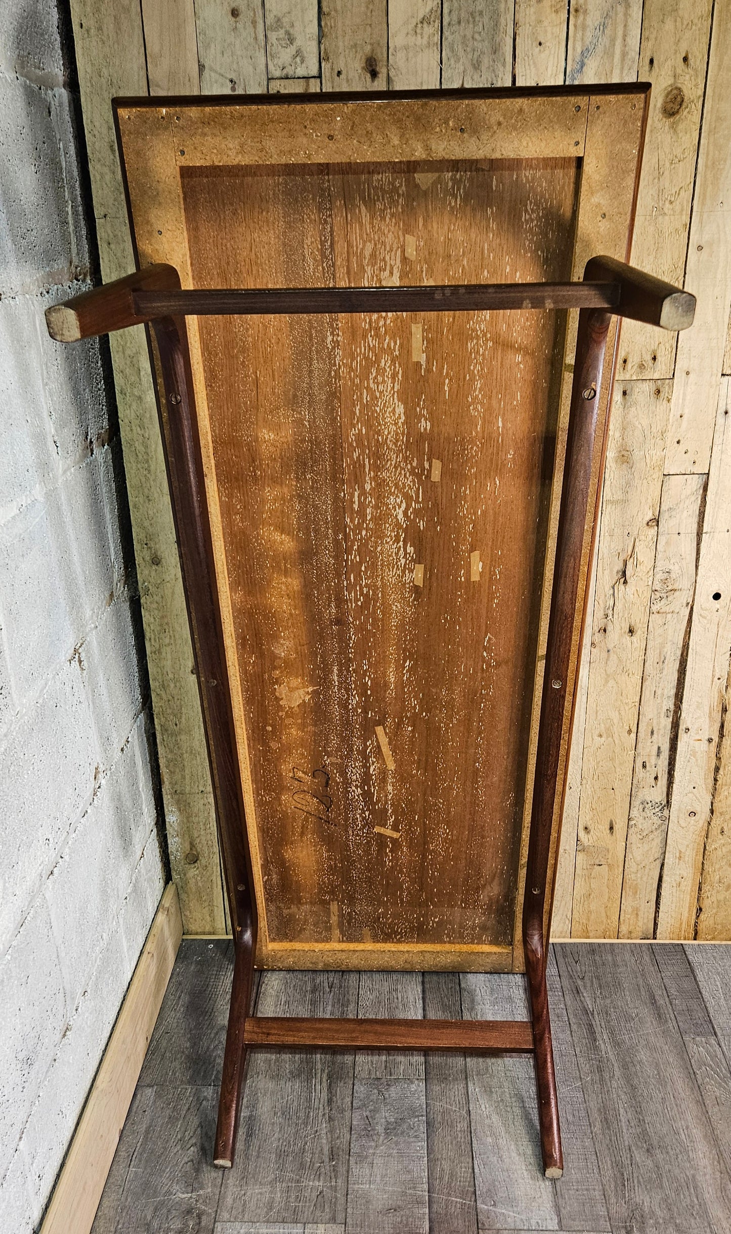 Large Danish teak floating coffee table.