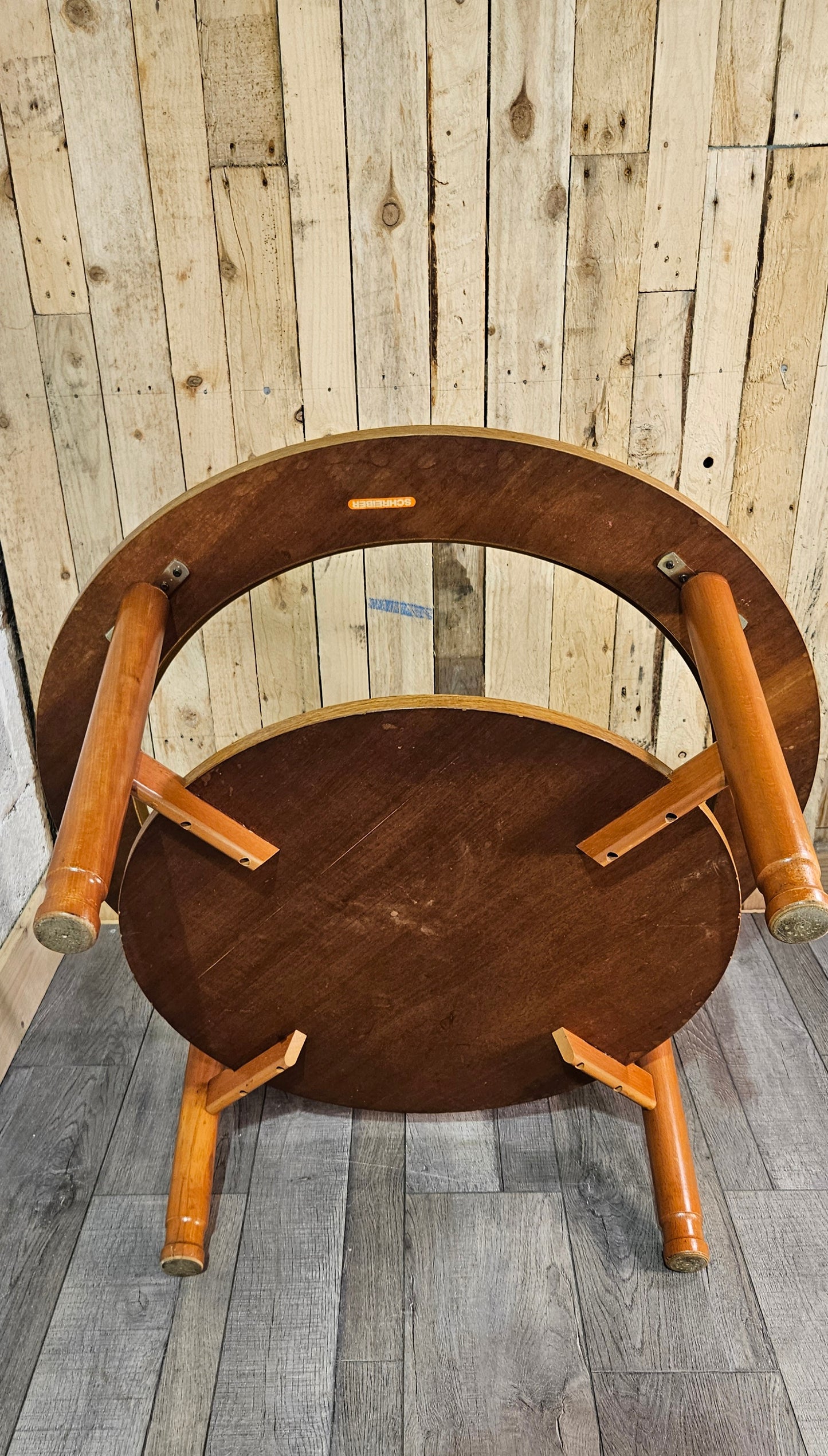 Mid century, Schreiber circular coffee table.