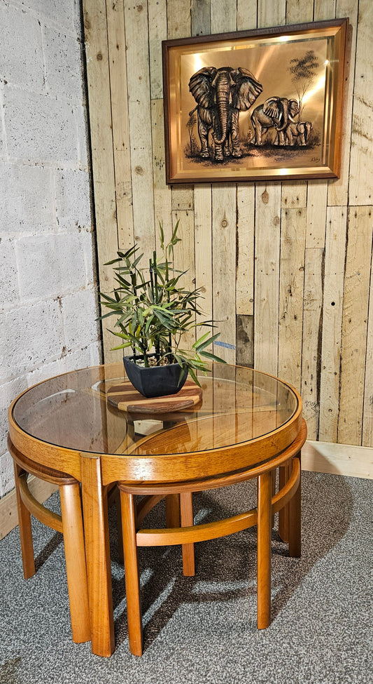 Nathan Trinity nest of 4 tables.