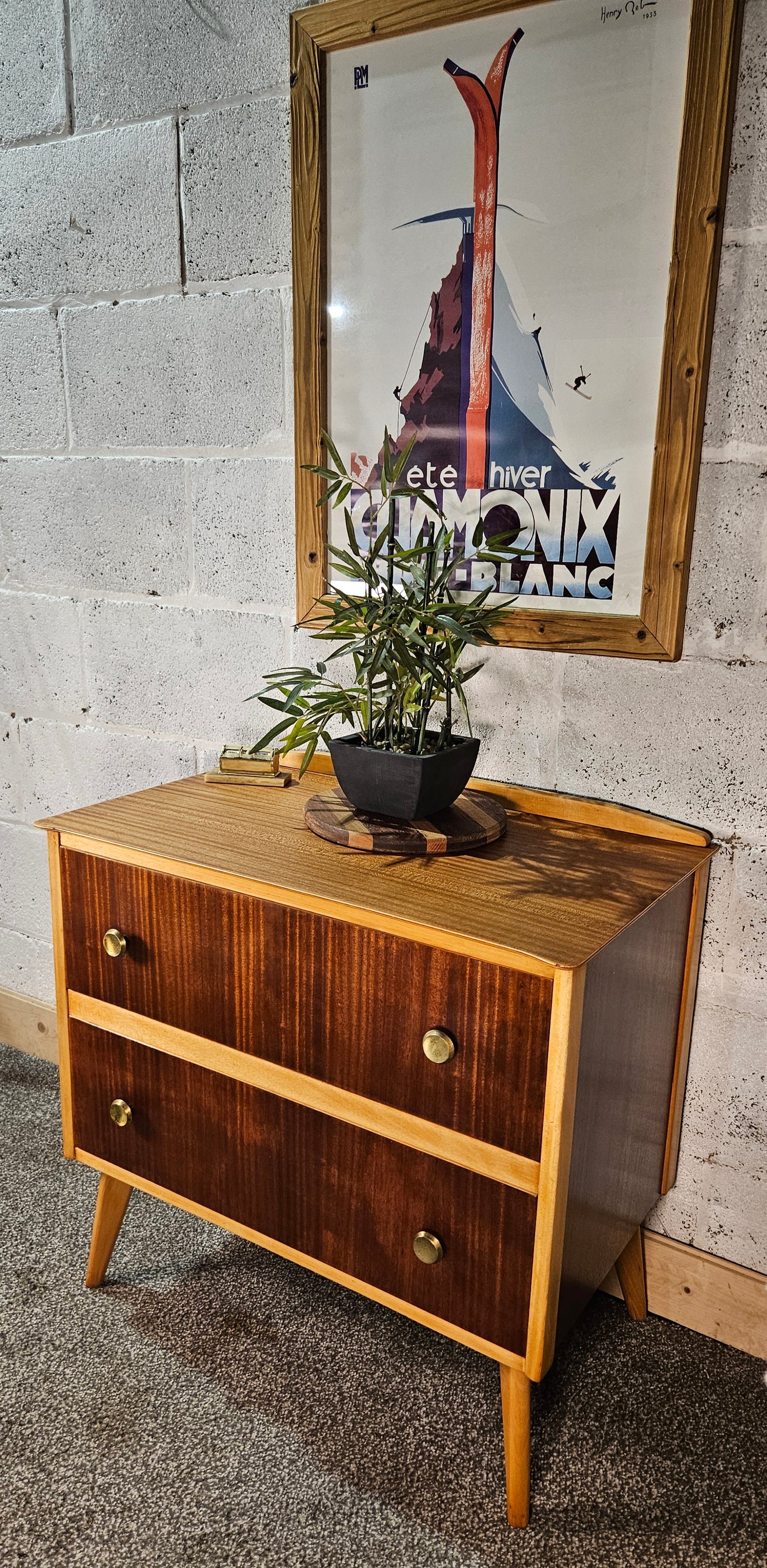 Retro Imperial Furniture two drawer unit.