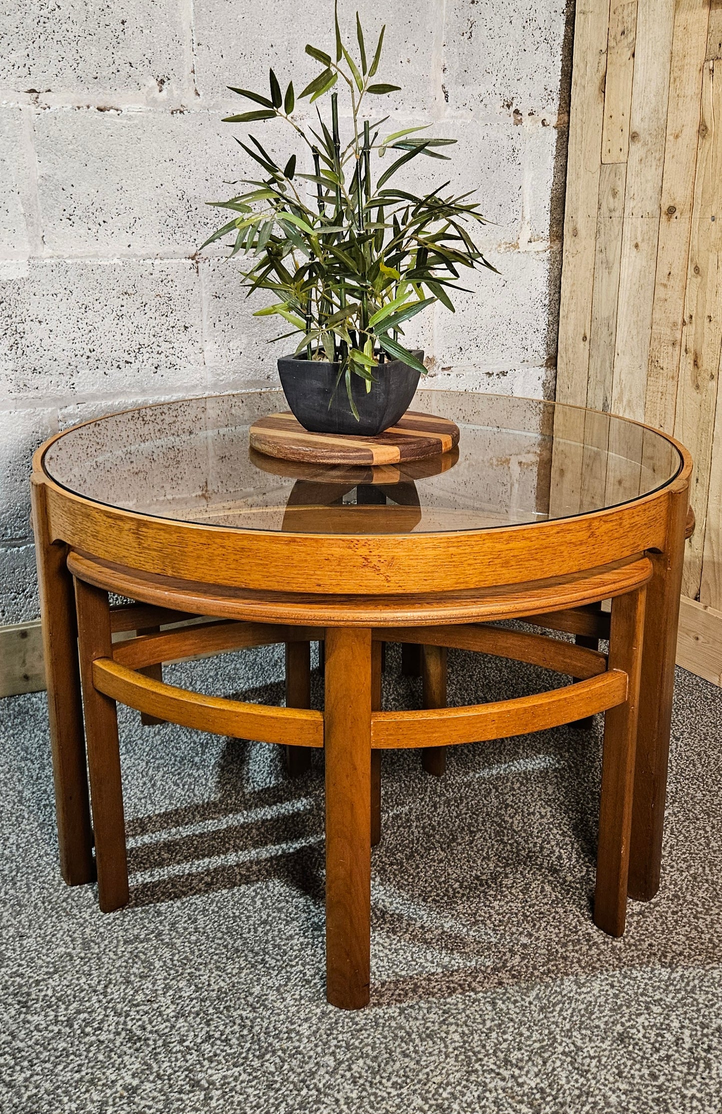 Nathan Trinity nest of 4 tables.