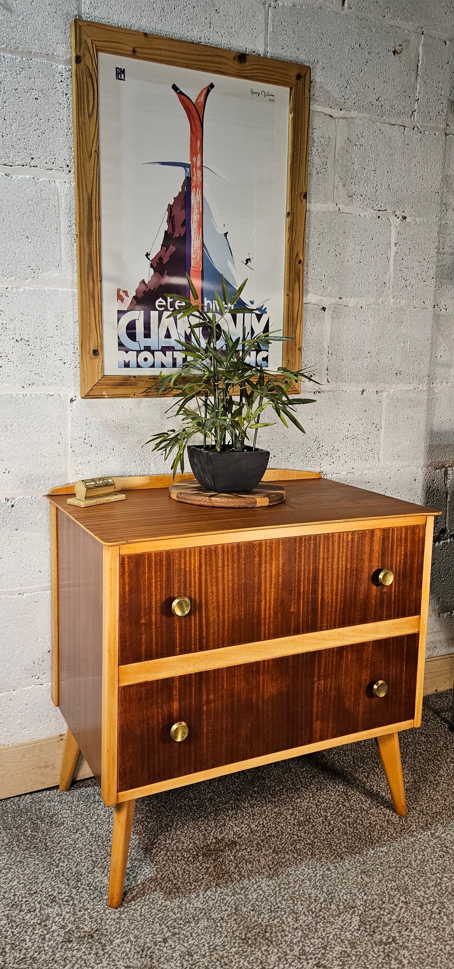 Retro Imperial Furniture two drawer unit.