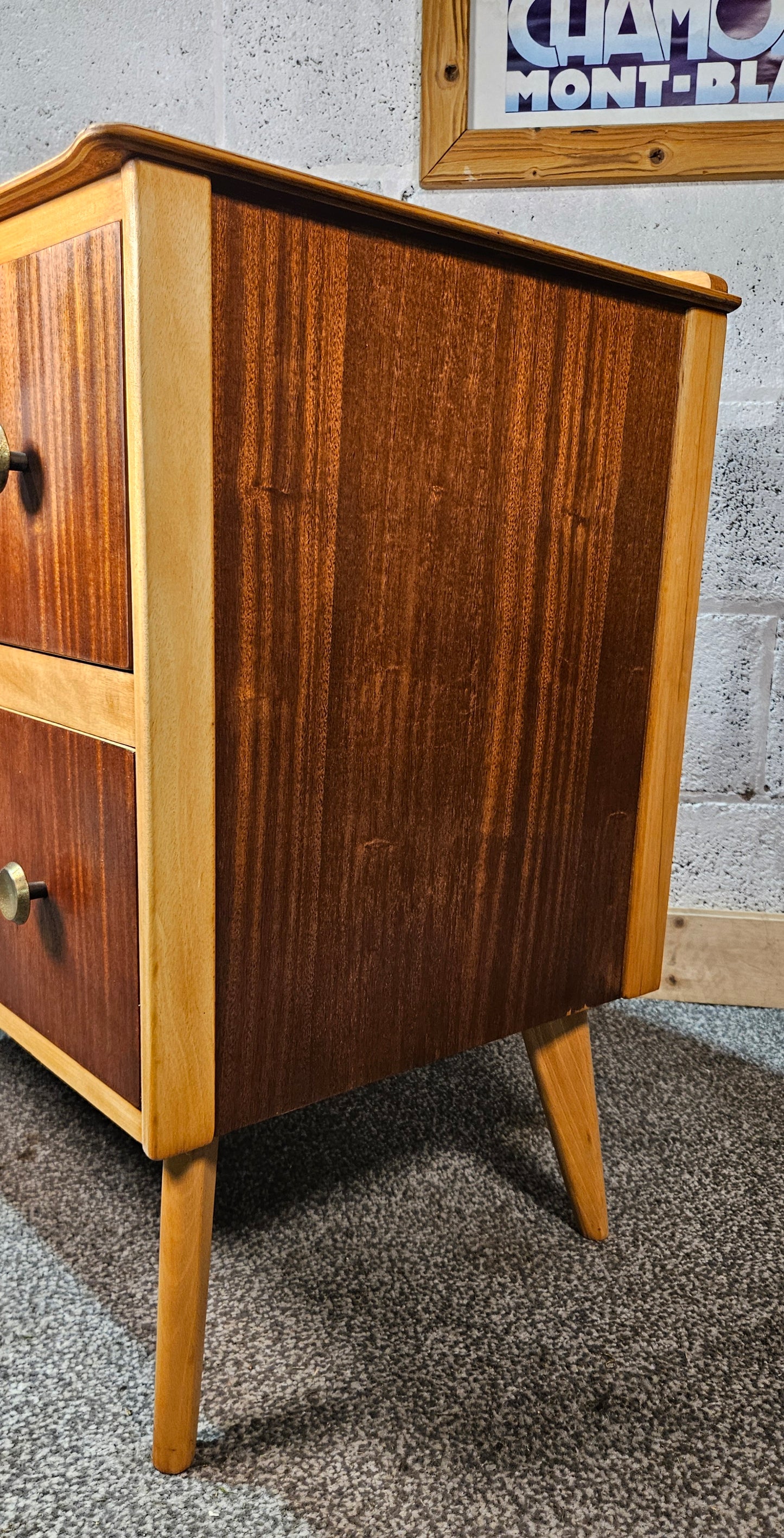 Retro Imperial Furniture two drawer unit.